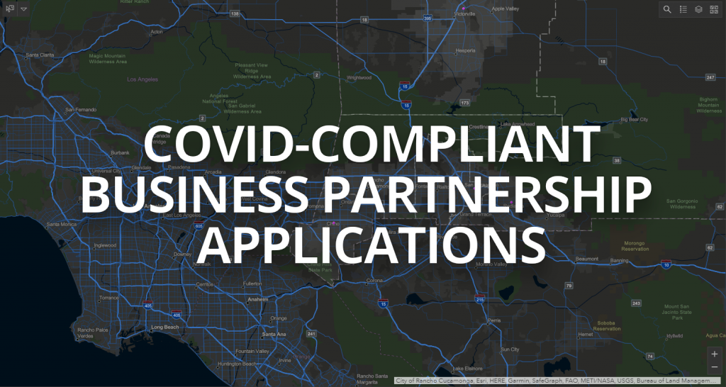Covid-Compliant Business Partnership Applications